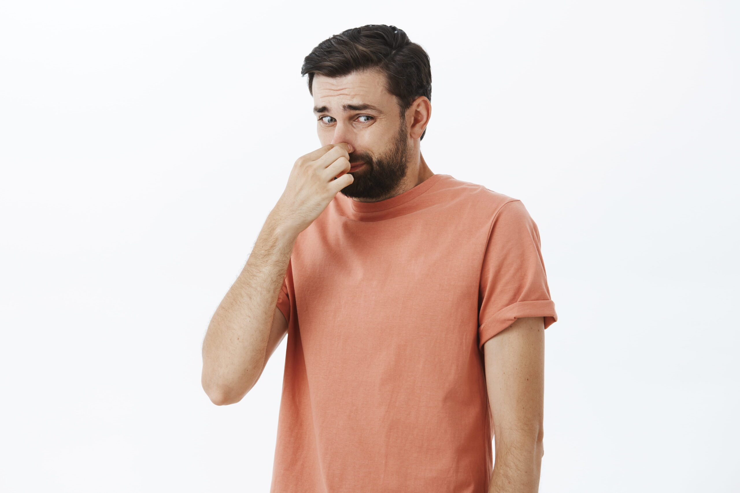 Man concerned about bad breath — Calista Dental